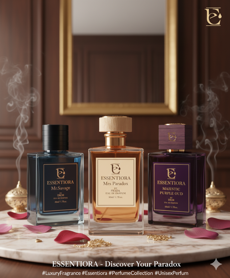 Essentiora perfume bottles